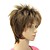  Capless High Quality Syntheitc Brown Short Straight Wig