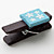  Cartoon Pattern Mini Black Wooden Clamp (Random Color)