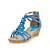  Kunstleder Keilabsatz Plattform Keile / Sandalen Party / Abend Schuhe mit Blume (weitere Farben)