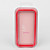  TPU Bumper Frame Case with Metal Buttons for iPhone 4 and 4S
