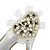  satin Stiletto Heel platform pumper med rhinestone / perle bryllup sko (flere farver)