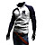  Men's Mixed Colors Zipper Pocket Coats