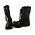  Black PU Leather Flat Sweet Lolita Boots with Shoelace