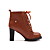 Leatherette Chunky Heel Ankle Boots/ Platform Party/ EveningShoes (More Colors)