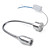  1W 90LM 6500K White LED Flexible Neck Mirror Light Bulb with LED Driver (85~265V)