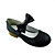  White PU Leather Flat Country Lolita Sandals with Lovely Bow