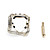  Gorgeous Alloy With Rhinestones Square Brooch
