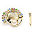  Gorgeous Alloy With Rhinestones Peacock Brooch