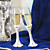  Open Heart Wedding Toasting Flute Set With Epoxy