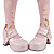  PU-Leder 7,5 cm hohen Absatz klassische Lolita Schuhe