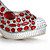  Satin Pfennigabsatz geschlossen Toe Pumps mit Kristall / Strass Hochzeit Schuhe (weitere Farben)
