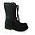  Black PU Leather Flat Sweet Lolita Boots with Shoelace