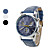  Men’s Casual PU Leather Analog Quartz Wrist Watch (Assorted Colors)