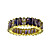  18K Gold Platted & Top Cubic Zirconia Ladie's Band Fashion Ring(More Colors)