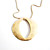  gorgeous runde Aushöhlung Kreis Frauen-Schmuck-Set bestehend aus Halskette und Ohrringe