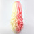  Lolita Curly Wig Inspired by Pink and Golden Mixed Color Ponytail 70cm Sweet
