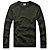  Man Casual Sports Round Collar Coat
