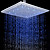  Contemporary 7 Colors Changing LED Chrome Shower Faucet Head of 12 inch