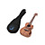 Rainie - (TCO-01) High-Grand Solid Acacia Koa Tenor Ukulele with Gig Bag/Tuner (Ocean Tatoo)