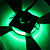  40LM Green Cube Cover LED Ceiling Light Bulb (1W, AC 85-265V)