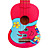  basswood sopraan ukelele met zak / string / lijst (cartoon ontwerp)