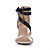  sandales de satin talon aiguille et pompes avec bowknot