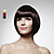  capless 100% cheveux humains courte de style Bob perruque de cheveux 5 couleurs au choix