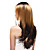  capless extra long synthétique de haute qualité pleine perruque blonde cheveux raides