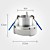  1W 30LM Blue Light 3-Fillets Shaped LED Ceiling Bulb (85-265V)