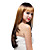  capless extra long synthétique de haute qualité pleine perruque blonde cheveux raides