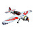  e-domodel yak54 2.4g 6ch rc avião (PNP)
