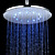  7 Colors Changing LED Contemporary Chrome Shower Faucet Head of 12 inch