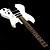  Derulo - (hovedløs) Linden el-guitar med taske / rem / picks / kabel / whammy bar / capo / stemmefløjte / adapter