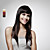  Capless Long 100% Human Hair Dark Brown Straight Hair Wig 5 Colors To Choose