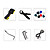  Derulo - (FR-Spezial) Erle E-Gitarre mit Tasche / Gurt / Picks / Kabel / Whammybar