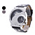  Men's  PU Analog Quartz Wrist Watch (2 Time Zone, Assorted Colors)