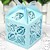 Leaves Laser cut Favor Box - Set Of 12(More Colors)