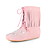  Beautiful Leather Flat Heel Boots With Tassel Party / Evening Shoes