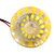  1W 90-100lm cristal verde de luz LED de techo Bombilla (85-265v)