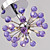  Lámpara de techo Floral de Cristal - WOKINGHAM