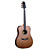  faucons 41 "avancée solide cèdre rouge dessus en bois d'érable rosette contraignant d'addario cordes de guitare acoustique