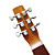 Aiersi - (08WBER) Acajou contreplaqué Weissenborn Electro-Acoustique Slide Guitar Gig Bag hawaïenne avec (Satin)
