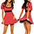  Cute Mouse Pink and WhitePolka Lady's Fancy Dress Halloween Costume(2Pieces)