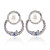  Elegant Alloy Round Pearl Stud Øreringe (Flere farver)