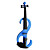  Chow's - (EV12) 4/4 Basswood Electric Violin Outfit (Multi-Color)