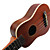  mahogni sopran ukulele med gig taske / rem