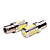  S25 COB Car Light in a Pair (7.5W, Lumen(LM) 600,BZ6 Color Temperature 6000-6500K, 12V, with 5 LEDs, White Light)