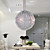  Modern Chandelier with 5 lights (Aluminum Shade)