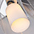  moderno flushmount prata projetado simples, com duas luzes
