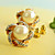  Alloy Flowers Pearl And Zircon Earrings